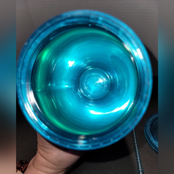 Starbucks 2023 Glacier Blue Ombre GRADIENT Studded Tumbler Grande - Picture 2 of 6